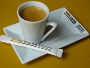 Tasse de Cafe siglée TERRA KAHWA