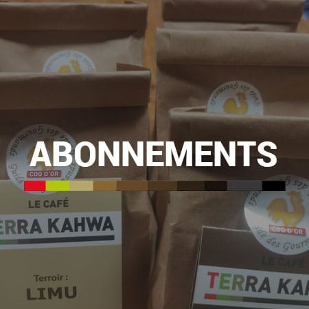 Abonnement café torréfié Arabica Moka Terra Kahwa